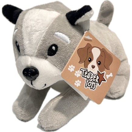 Hund Mjukis 6 olika färger 14 cm