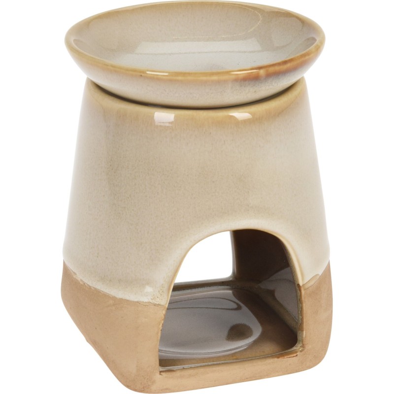 Aromalampa Brun Blå Beige Grön Keramik