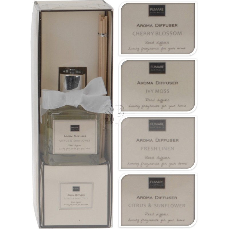 Doftpinnar Cherry Blossom Ivy Moss Fresh Linen Citrus & Sunflower 100 ml Doftpinnar Cherry Blossom Ivy Moss Fresh Linen Citrus & Sunflower 100 ml