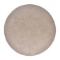 Underlägg Runt Läderlook Beige 38 cm 4-pack