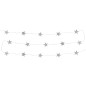 Girlang Stjärnor Silver Glitter 3,6 m Girlang Stjärnor Silver Glitter 3,6 m