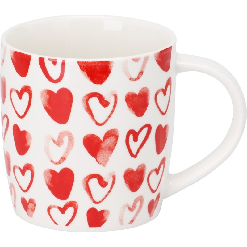 Mugg You and Me Vit/Röd Mugg You and Me Vit/Röd