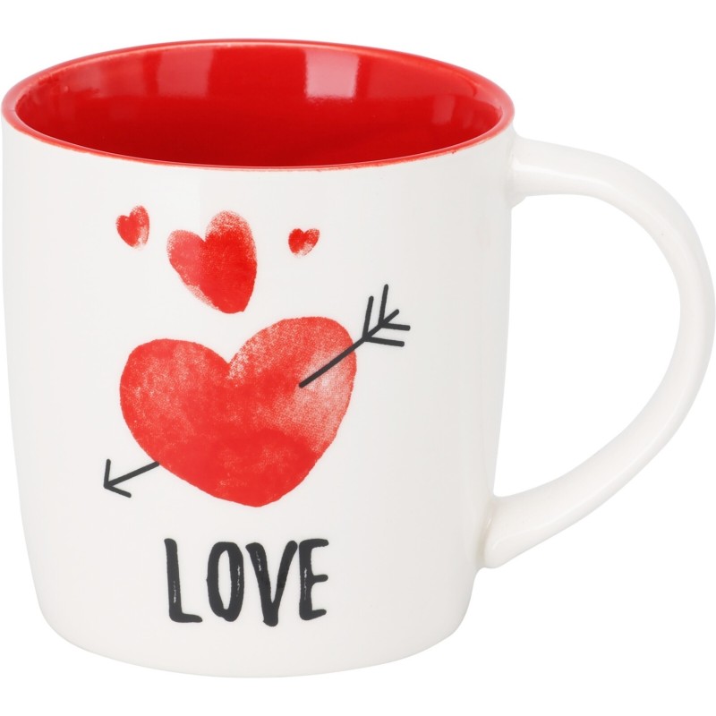 Mugg You and Me Vit/Röd Mugg You and Me Vit/Röd