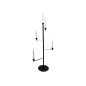 Golvljusstake Svart 100 cm