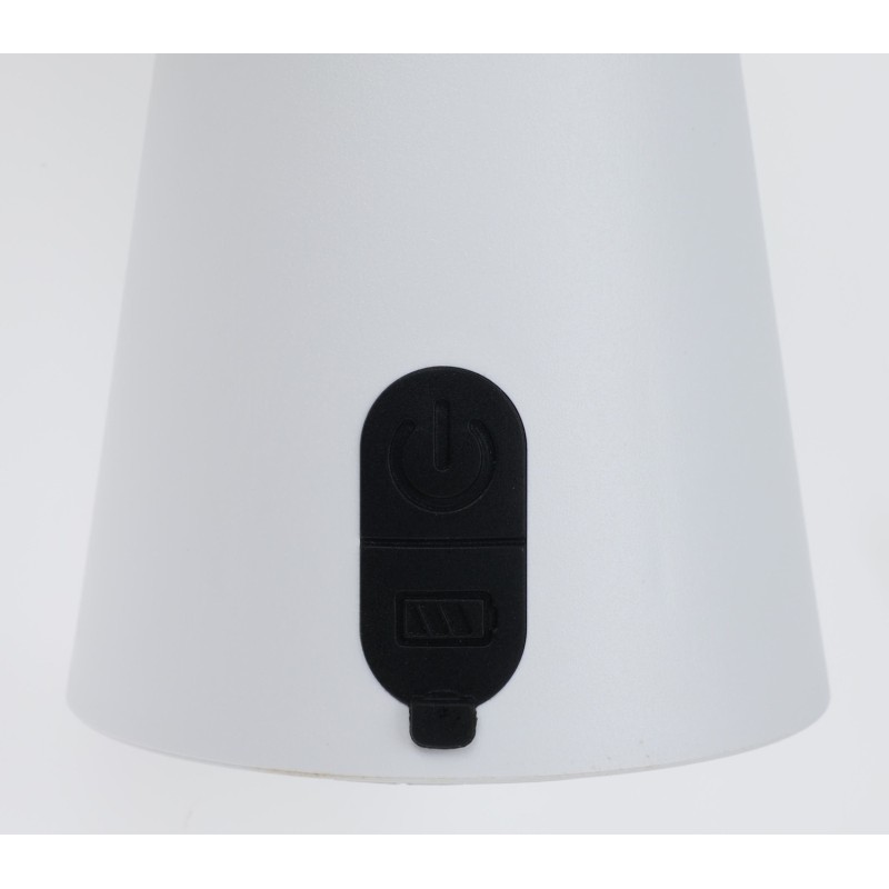 LED Lampa Uppladdningsbar Vit