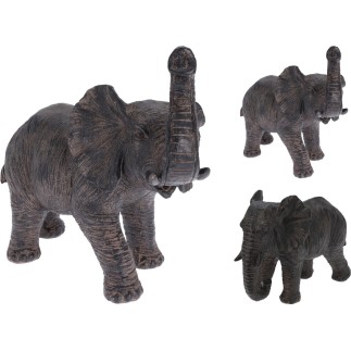 Elefant Brun 25 cm Snabel ner