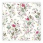 Servetter Blommor Rosa