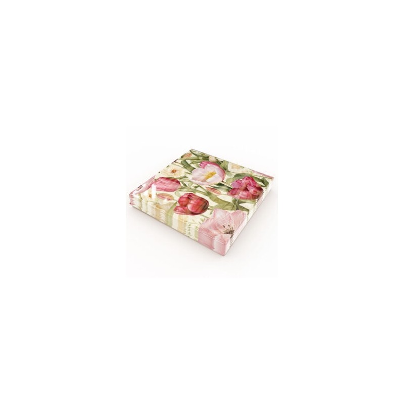 Kaffeservetter Tulpan 25x25 cm 20-pack