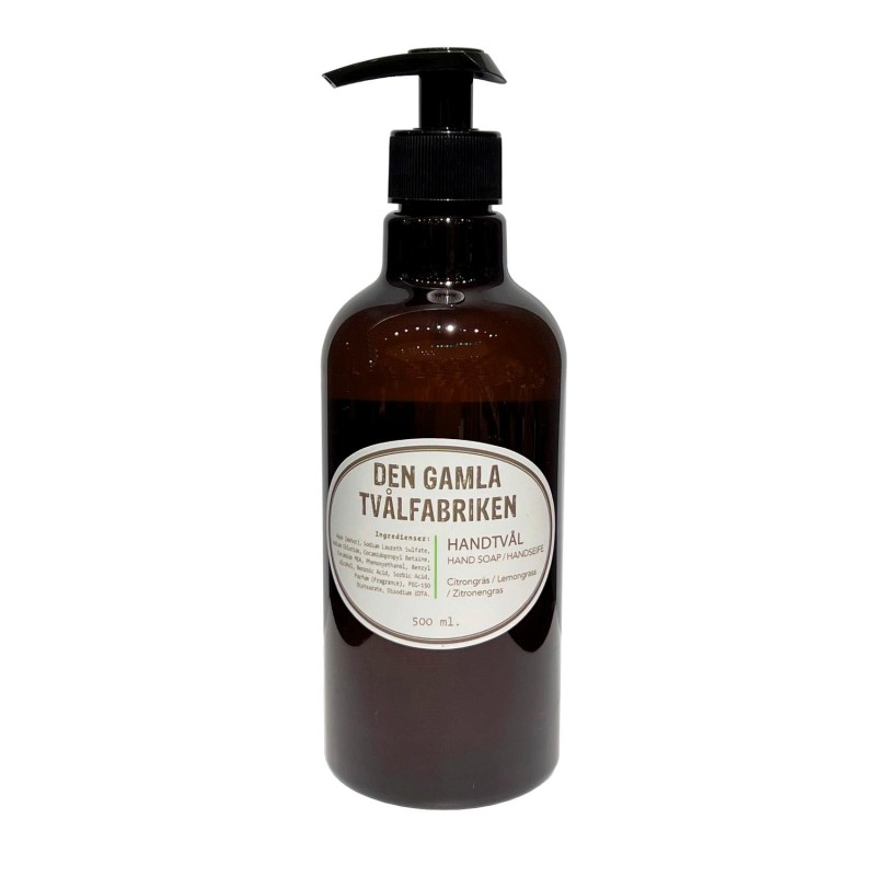 Tvål med pump citrongräs lemongrass 500 ml Tvål med pump citrongräs lemongrass 500 ml