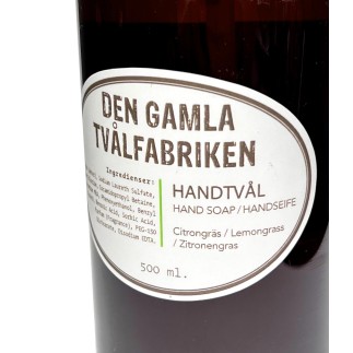 Tvål med pump citrongräs lemongrass 500 ml Tvål med pump citrongräs lemongrass 500 ml
