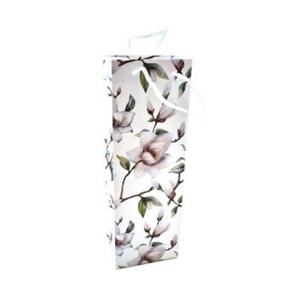 Presentpåse Vin Blommor 35x12x9 cm