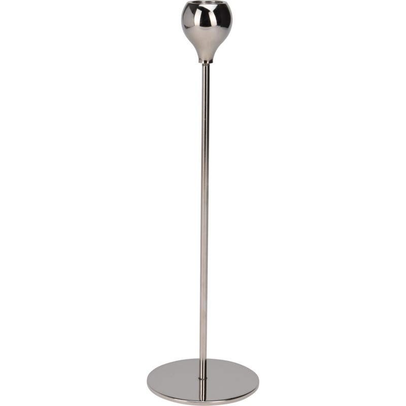 Ljusstake Silver Metall 30 cm Ljusstake Silver Metall 30 cm