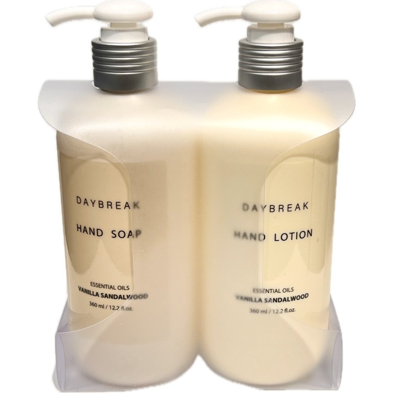 Handtvål & Handlotion Set Vanilla Sandalwood Sand/Beige 360 ml