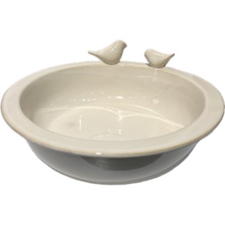 Fågelmatare Grön Keramik 24 cm