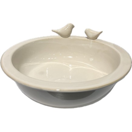 Fågelmatare Grön Keramik 24 cm