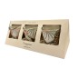 Doftljus 3-pack Frangipani Glas
