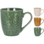 Mugg Brunorange Keramik 39 cl 4-pack