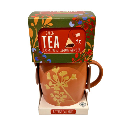 Mugg med te Höst Botanical