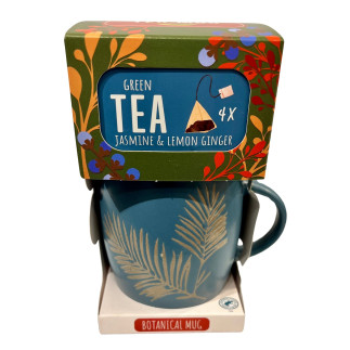 Mugg med te Höst Botanical