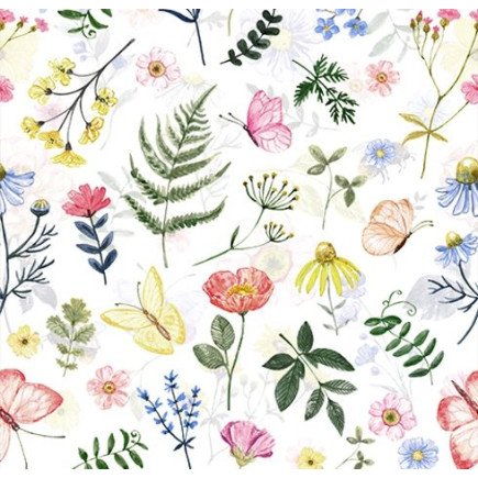 Servett Blommor 20-pack