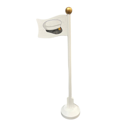 Bordsflagga Student Trä 30 cm