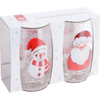 Glas Dricksglas Jul 2-pack