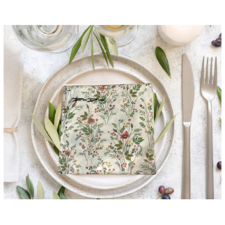 Servetter Blommor Rosa Servetter Blommor Rosa