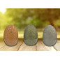 Ägg Keramik Dekoration 14 cm Gult