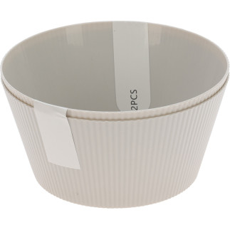 Skål Grå 2-pack Melamin