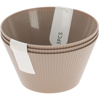 Skål Grå 3-pack Melamin 