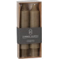 Ljus 2-pack Olivgröna 3x15 cm