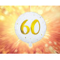 Ballong 60 år Vit/Guld Folie 46 cm Ballong 60 år Vit/Guld Folie 46 cm