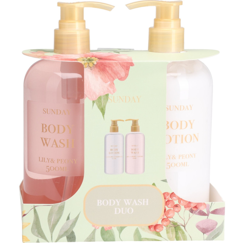 Tvål Lotion Set Lily & Peony 500 ml Tvål Lotion Set Lily & Peony 500 ml