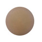 Underlägg Runt Läderlook Brun/Svart 4-pack