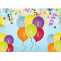 Ballong Födelsedag 5 år 6-pack Latex Mixade
