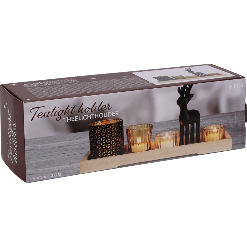 Presentförpackning Ljushållare Jul Presentförpackning Ljushållare Jul