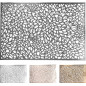 Underlägg Silver Guld Beige Plast 45x30 cm 4-pack