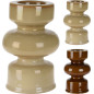 Ljusstake Beige Keramik värmeljus 15 cm Ljusstake Beige Keramik värmeljus 15 cm