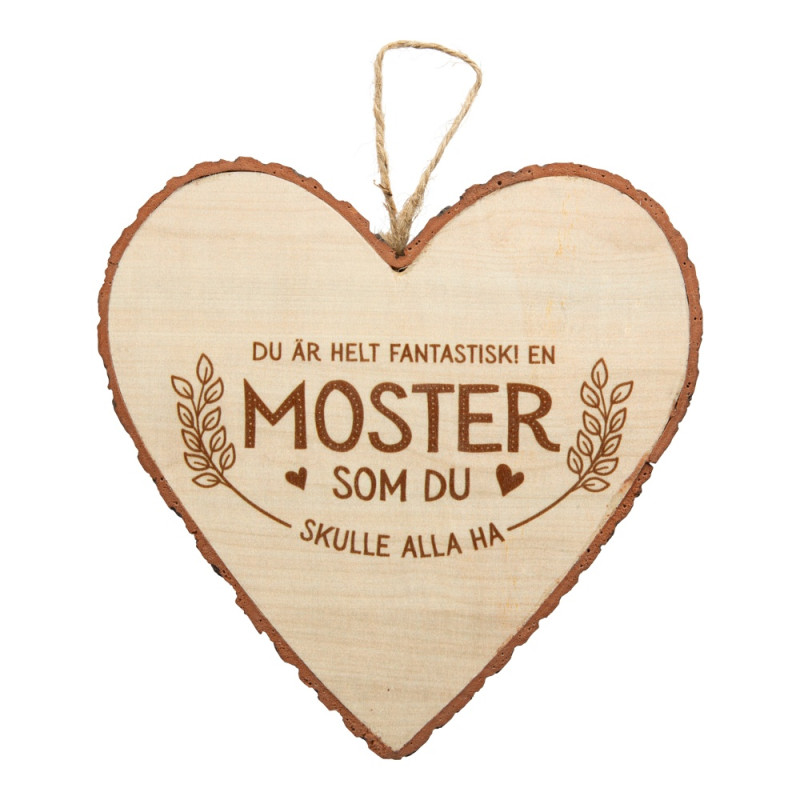 Hjärta Trä Moster