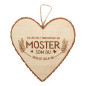 Hjärta Trä Moster wooden heart