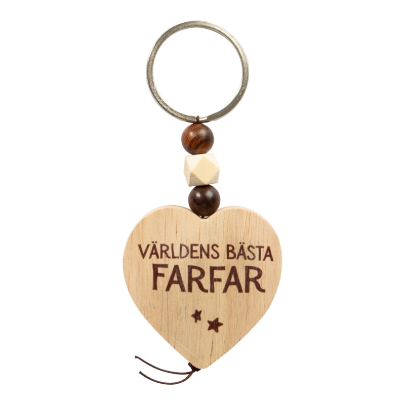 Nyckelring Världens Bästa Farfar
