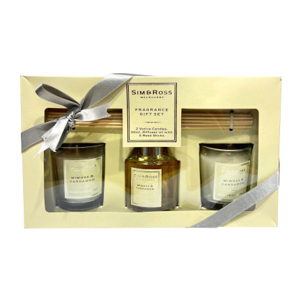 Doftpinnar Ljus Set Mimosa & Cardamom