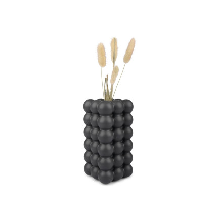 Vas Bubblor Svart 18 cm