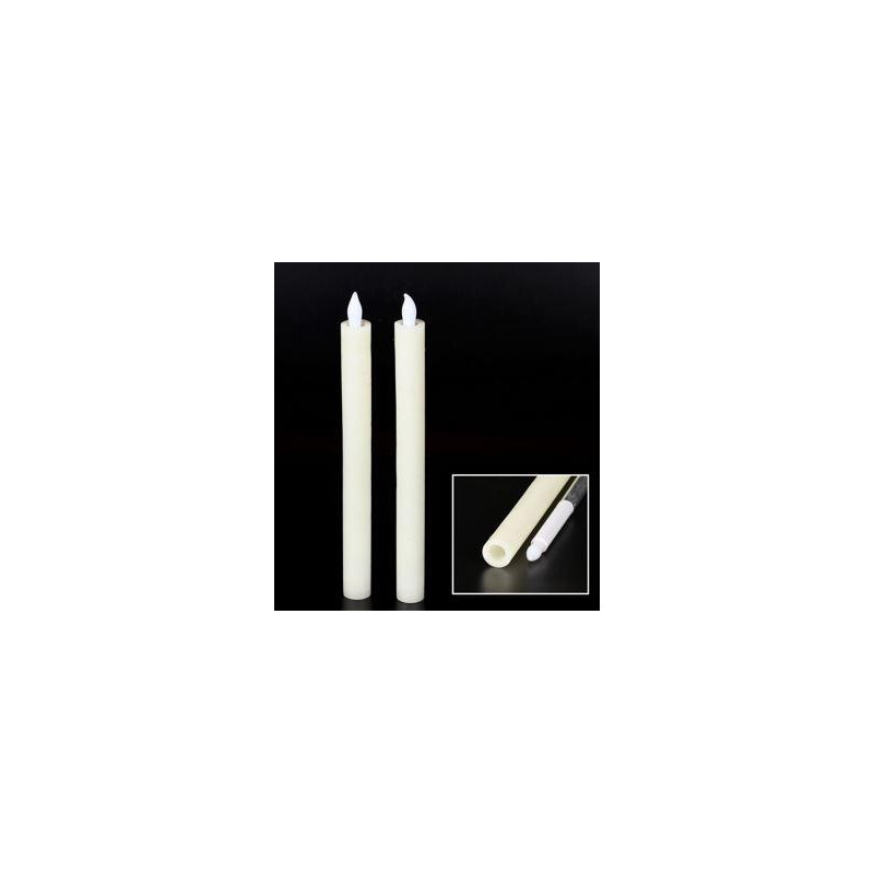 Rustikljus Ljus LED vitt med timer 2-pack Rustikljus Ljus LED vitt med timer 2-pack