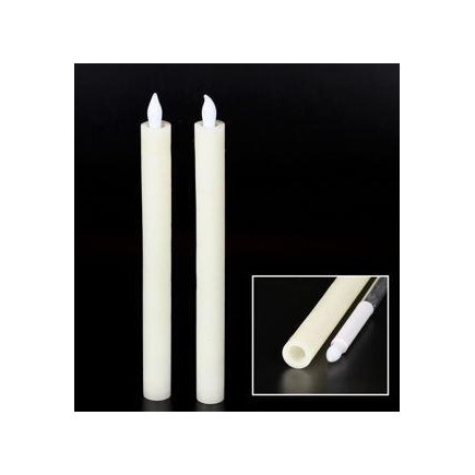 Rustikljus Ljus LED vitt med timer 2-pack