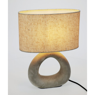 Bordslampa Lampa Keramik Vit