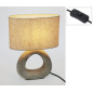 Bordslampa Lampa Keramik Vit