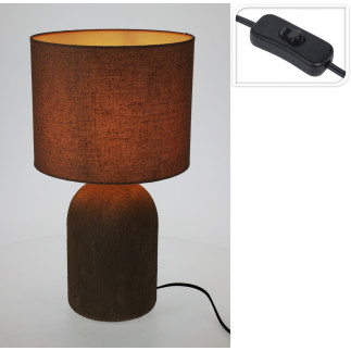 Bordslampa Lampa Keramik Brun