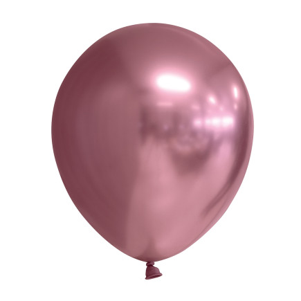 Ballong Blank Rosa Spegelballong 6-pack 30 cm Latex