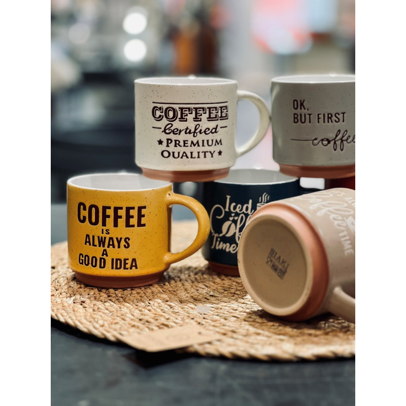 Mugg Keramik Kaffe 6-pack 